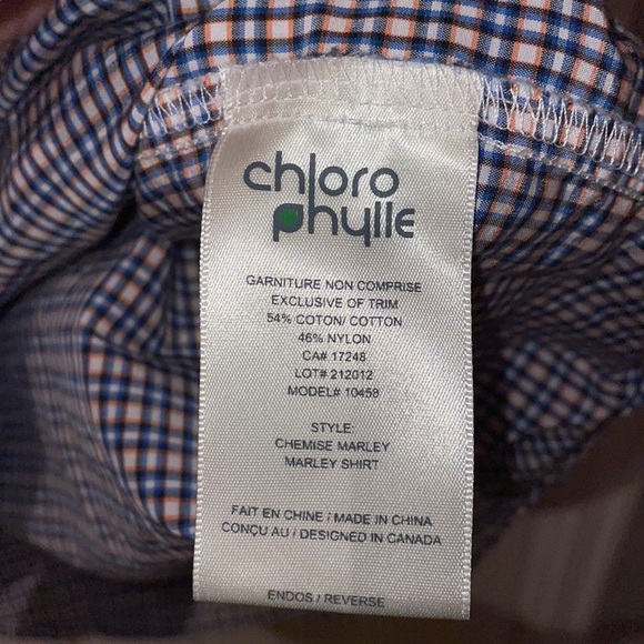 Chlorophylle shirt with snaps, in large, blue, yellow and white check pattern - Picture 5 of 5